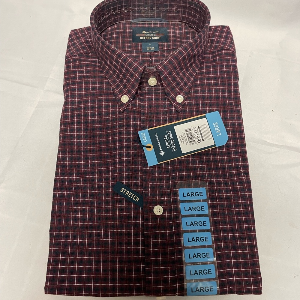 Men's Red Checkered Shirt